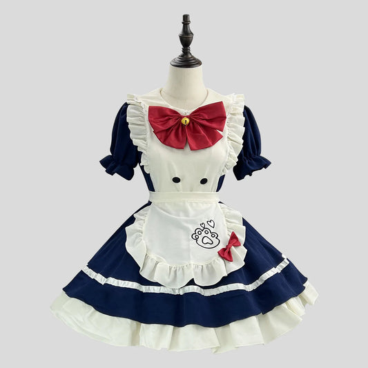 Cat Lolita Maid Dress Costumes Cosplay New Cute for Cat Girls Woman Waitress Maid Party Stage Costume size S-5XL Anime  DRESSES SS69