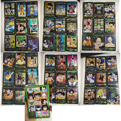 Dragon Ball Super Son Goku Frieza Bejita Yonsei Piccolo DIY Homemade Bronzing Game Toys Collection Card Christmas Birthday Gift SS69 34.69 C-Gauze flash-54pcs