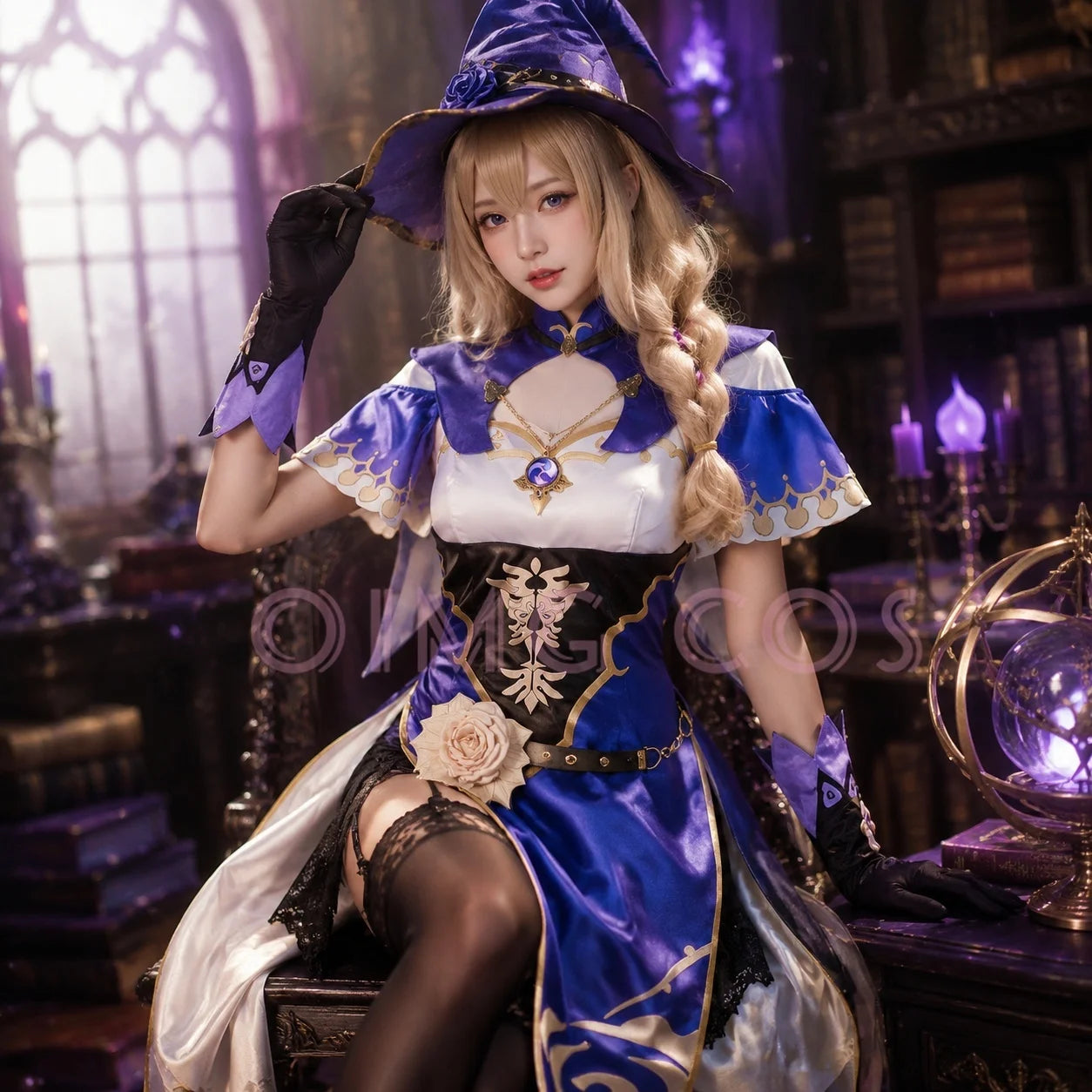 Lisa Cosplay Costume Genshin Impact Adult Carnival Uniform Anime Halloween Costumes Women Game