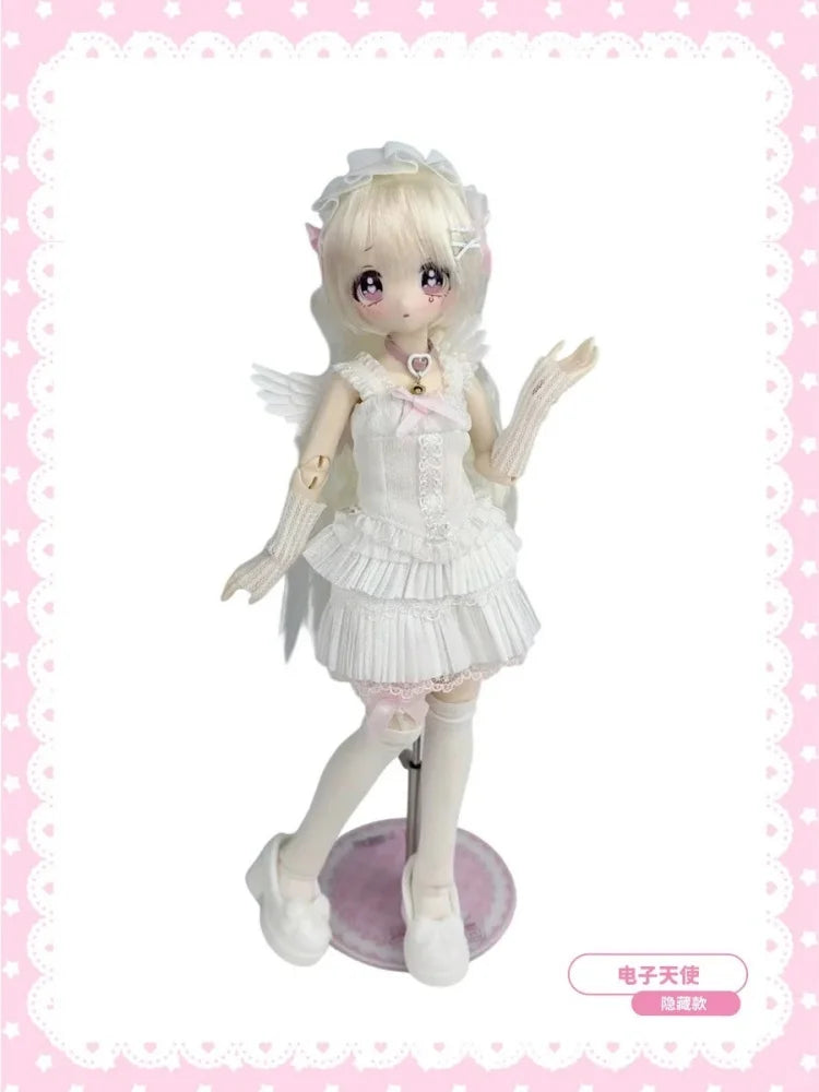 Authen1/6 Bjd Blind Box Miralab Don'T Mess With My Bangs Series Bjd Movable Joint Doll Rubber Hair Transplantation Set