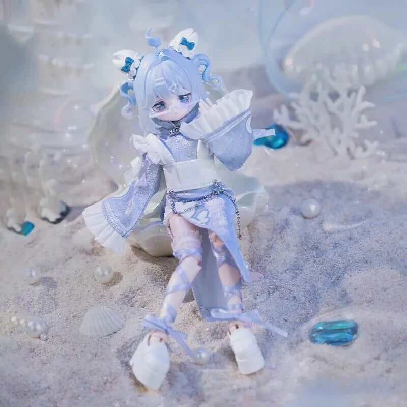 Original Come4free Ocean Gem Series Mystery Box Joint Movable Doll Dress Up Doll Trendy Play Blind Box Ornament Collectible