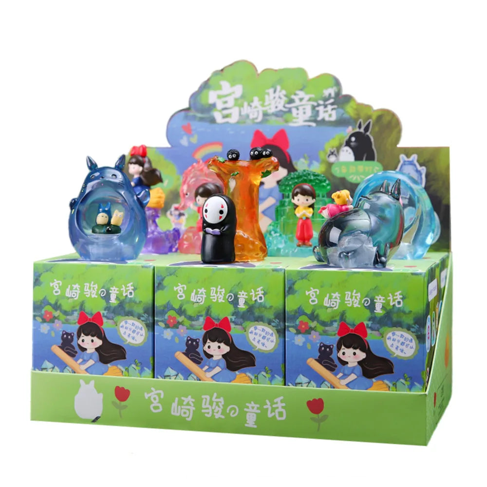 Totoro PVC Anime Model Blind Box Set - 6 Kawaii Figures
