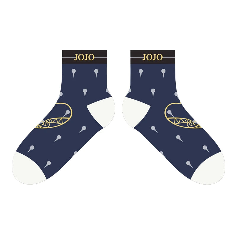 Brdwn Golden Wind Giorno Giovanna Bruno Bucciarati Kira Yoshikage Sock Short Socks Warm