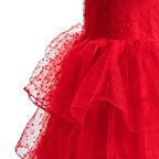Girls Princess Cosplay Costume Dress - Flower Print