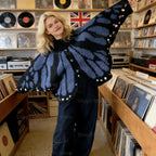 Monarch Butterfly Crochet Knit Cardigan Sweater with Wing Design Women's Fashion Butterfly Cardigan Mother's Day Excellent Gift