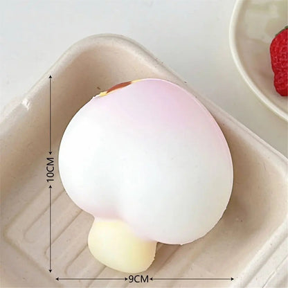 Anti-stress Squishy Watermelon Toys Slow Rising Fidget Toy Fruit Pinch Squeeze Toy Funny Stress Reliever Reduce Pressure Prop SS69 7.69 peach