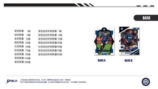 2025-2026 Daka Messi Mbappe Yamal Football Collection Card Real Madrid Barcelona Manchester Juventus Ale Milano Star Player Card