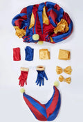 Amazing Digital Circus Pomni Cosplay Costume with Wig & Accessories