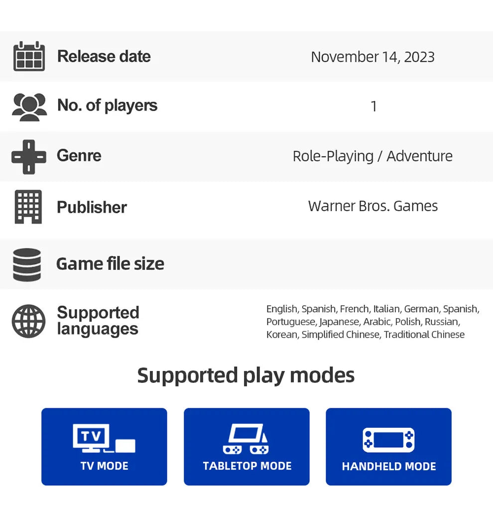 Hogwarts Legacy Nintendo Switch Game Deals 100% Official Original Physical Game Card RPG Genre for Nintendo Switch Game Console SS69