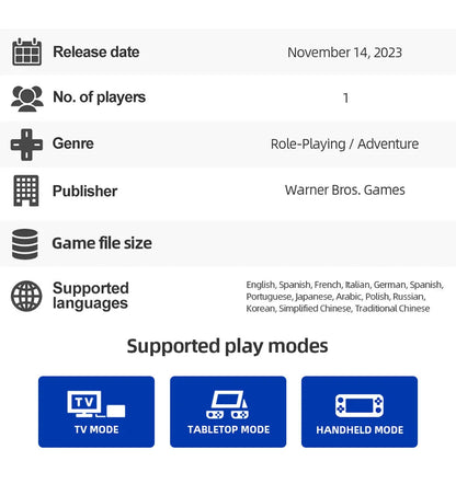 Hogwarts Legacy Nintendo Switch Game Deals 100% Official Original Physical Game Card RPG Genre for Nintendo Switch Game Console SS69