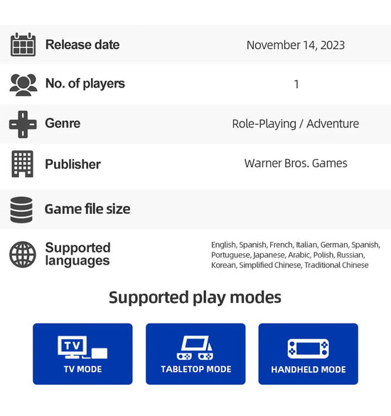 Hogwarts Legacy Nintendo Switch Game Deals 100% Official Original Physical Game Card RPG Genre for Nintendo Switch Game Console SS69