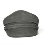 2025 New Navy Peaked Sailor Cap Men Women Summer Beret Hat Male Canvas Grey Eagle Belt Locomotive German Captain Casque