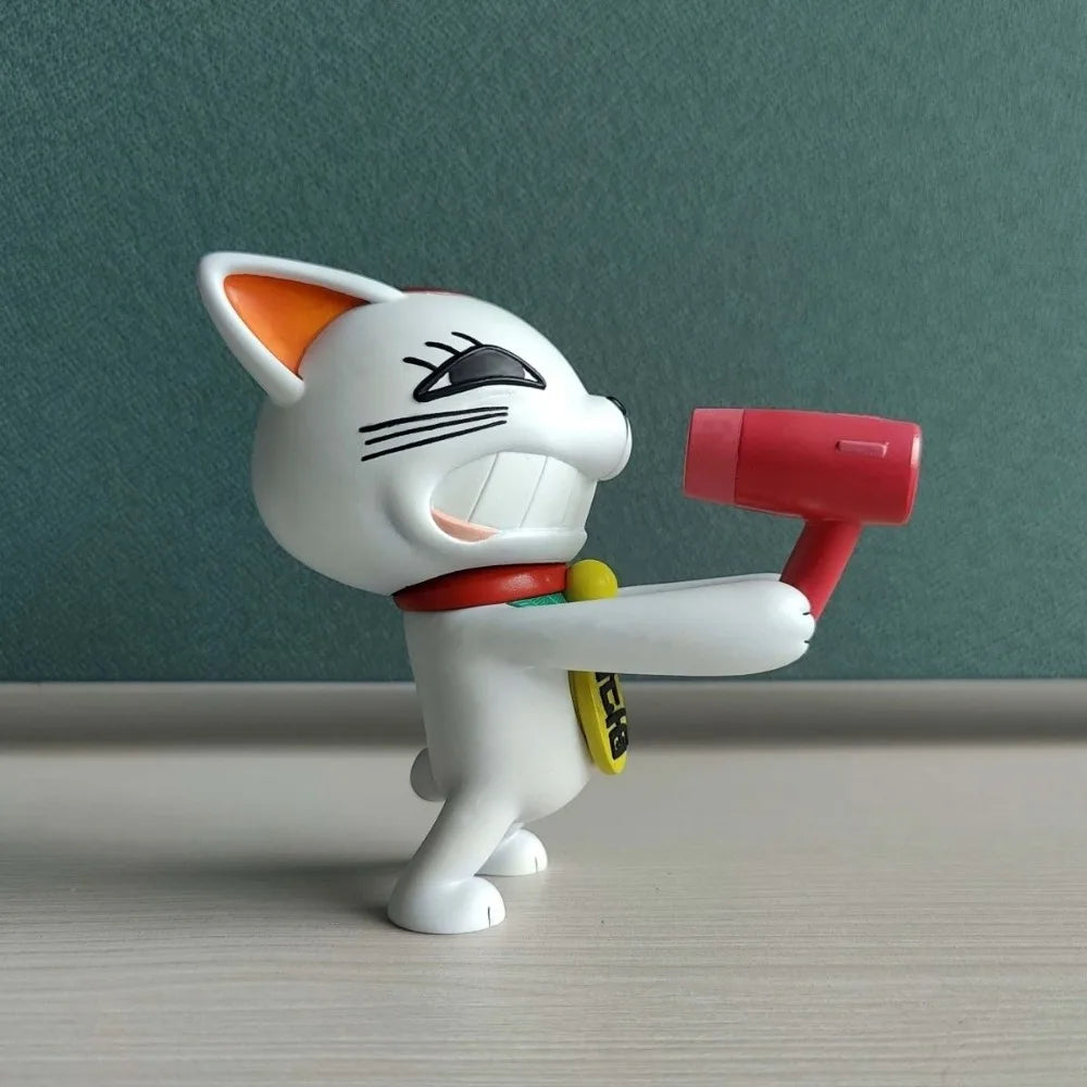 9cm Turbo Granny Figure Anime Dandadan Peripheral Cute Kawaii Cat PVC Action Figure Desktop Decorate Ornament Crafts Gifts Toys SS69