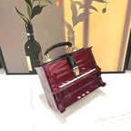 purses and handbags Luxury Designer crossbody shoulder bag For Women piano shape handmade bags Purse Messenger Bag banquet bag