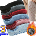 Women's Thick Plush Socks - Winter Warm Coral Fleece Sleep Slippers