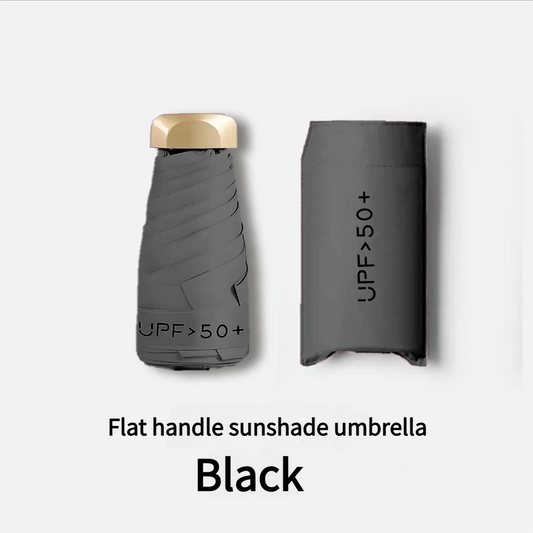 SS69 Mini Pocket Umbrella, 5-Folding UV Protection Sun Parasol