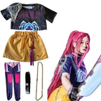 Cosplay Mira Cosplay Costume R Quality Mira Cosplay Wig Costume for Girl Halloween Stage 3D Printed Pattern Role Play Clothes