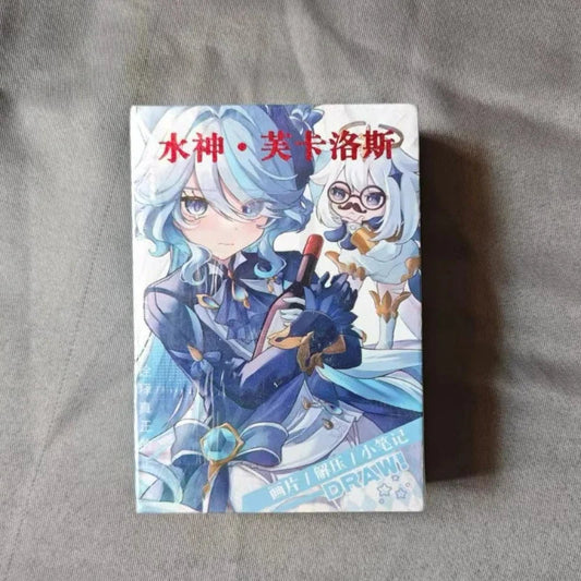 Game Impact Alhaitham Anime Project 40 Sheets 80 Pages Double-sided Mini Characters 68x60mm Magazine Miniature Comic Books SS69