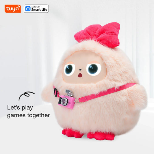 SS69 Interactive AI Plush Toy with Smart Voice, LED Eyes and Tuya App