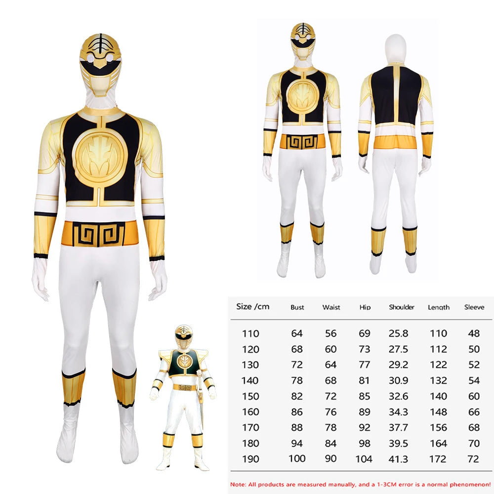 Samurai Sentai Shinkenger Cosplay Jumpsuit & Mask Set for Adults