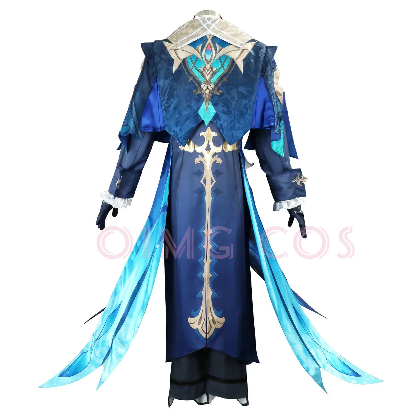 Genshin Impact Neuvillette Cosplay Costume Adult Carnival Uniform Wig Anime Halloween Party Costumes Masquerade Women Game