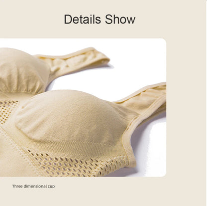 Breathable Sports Bra Top Fitness Women Brassiere Removable Padded Sport Bra Running Gym Seamless Push Up Bras SS69