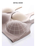 FallSweet Push UP Bra for Women Seamless Plus Size Bras Thin Cup Wireless Bralette Sexy Brassiere Femme M-6XL