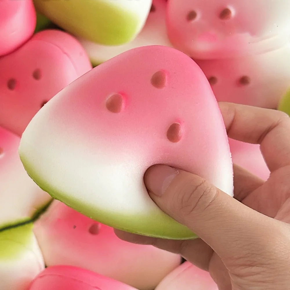 Anti-stress Squishy Watermelon Toys Slow Rising Fidget Toy Fruit Pinch Squeeze Toy Funny Stress Reliever Reduce Pressure Prop SS69