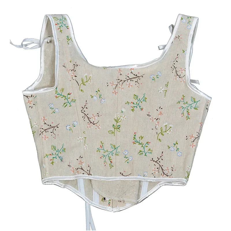 VISIVANEC Lolita Corset Tank Top Women's Slimming Bustier