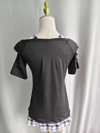 Kimutomo Women T Shirts Vintage Flowers Printed Short Sleeve Spring Summer Fashion Slim Grunge Gothic Y2k Harajuku Tops Ladies