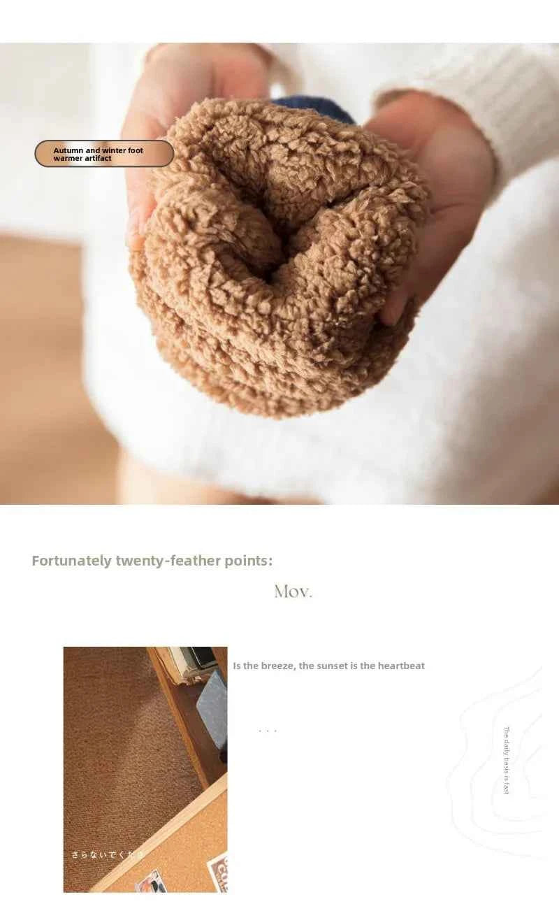 Super Warm Winter Non-slip Floor Socks Women Men Snow Socks Sleep Carpet Slippers Socks Women Velvet Boot Unsiex Home Wear
