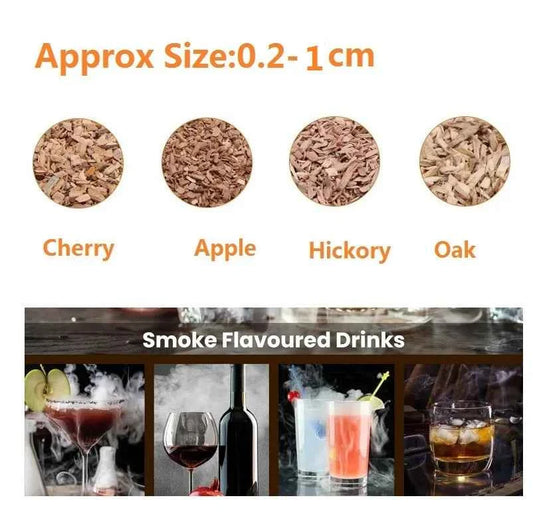 500g Apple Wood Pellets BBQ Flavoring Chips Kiln Dried Sawdus Specialty Wooden Chunks for Barbecue Smoker Grill Bacon Fish Meat