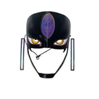 Anime Dandadan Jiji Cosplay DAN DA DAN Jin Enjoji Costume Wig Ear Clip Set Helmet Mask Earrings Eyes Halloween Men Party Fancy