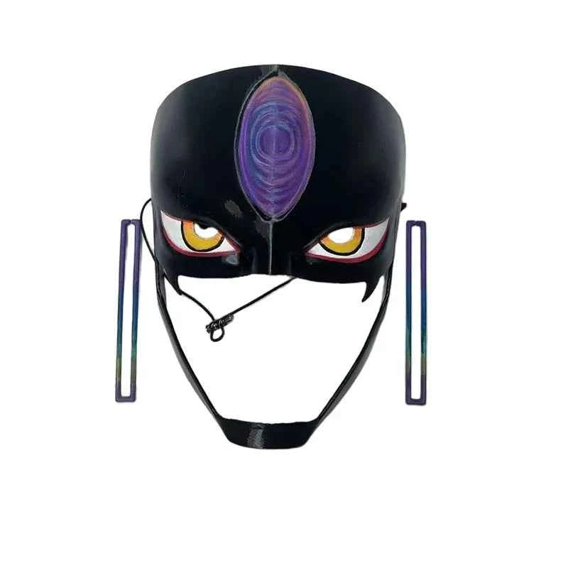 Anime Dandadan Jiji Cosplay DAN DA DAN Jin Enjoji Costume Wig Ear Clip Set Helmet Mask Earrings Eyes Halloween Men Party Fancy