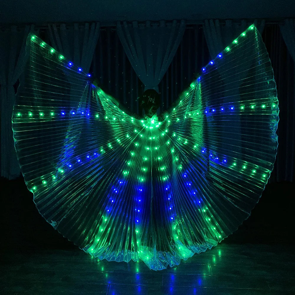 LED Isis Wings for Belly Dance & Performance