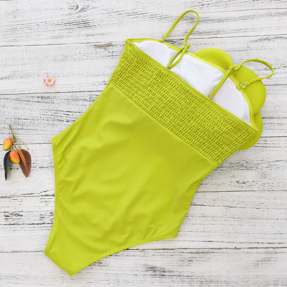 2023 New Arrival Push Up Women Bikini Set Floral Printed Ruffle Bikinis Strappy Bandage Swimwear Brazilian Biquini Bathing Suit SS69