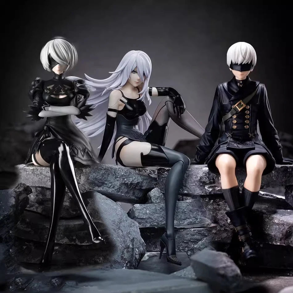 13-15CM NieR:Automata Yorha No. 2 Type B PVC Anime Action Figures Model Collection Ornament Anime Cartoon Model Toy Gift SS69