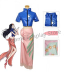 Nico Robin Anime Cosplay Costume Set - Polyester Top & Skirt