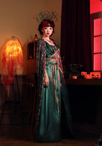 Medusa Snake Cosplay Costume for Women - Greek Myth Knit Dress Set