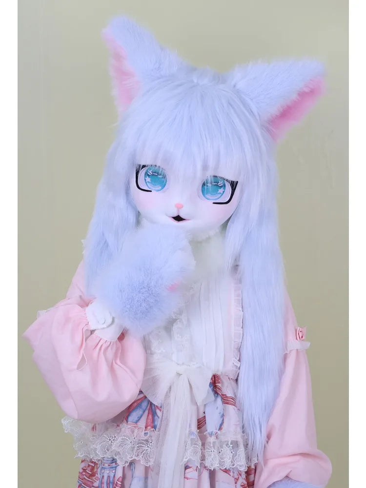 Furry Kigurumi Animal Cosplay Mask - Polyester Costume Head