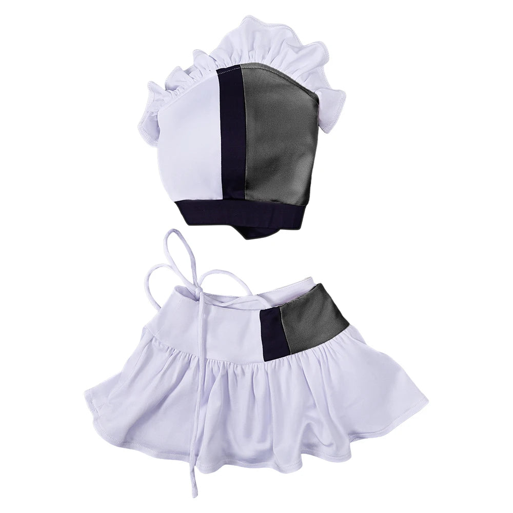 Tifa Lockhart Cosplay Bikini Set for Women - Polyester Swimsuit