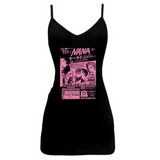 Y2k Nana Osaki Graphic T Shirts  Casual Harajuku Streetwear Japanese Clothes Fashion Rock Punk Sleeveless Tanks & Camis Coquette SS69 15.69 Black5 / L