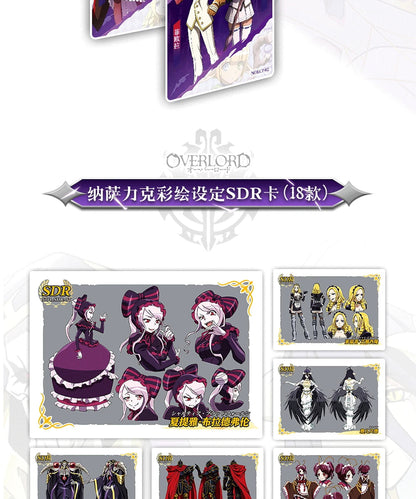 New Japanese OVERLORD Bleach Collection Card Tcg Card Anime Characters Game Card Cosplay Board Game Collection Cards Toys Gift SS69