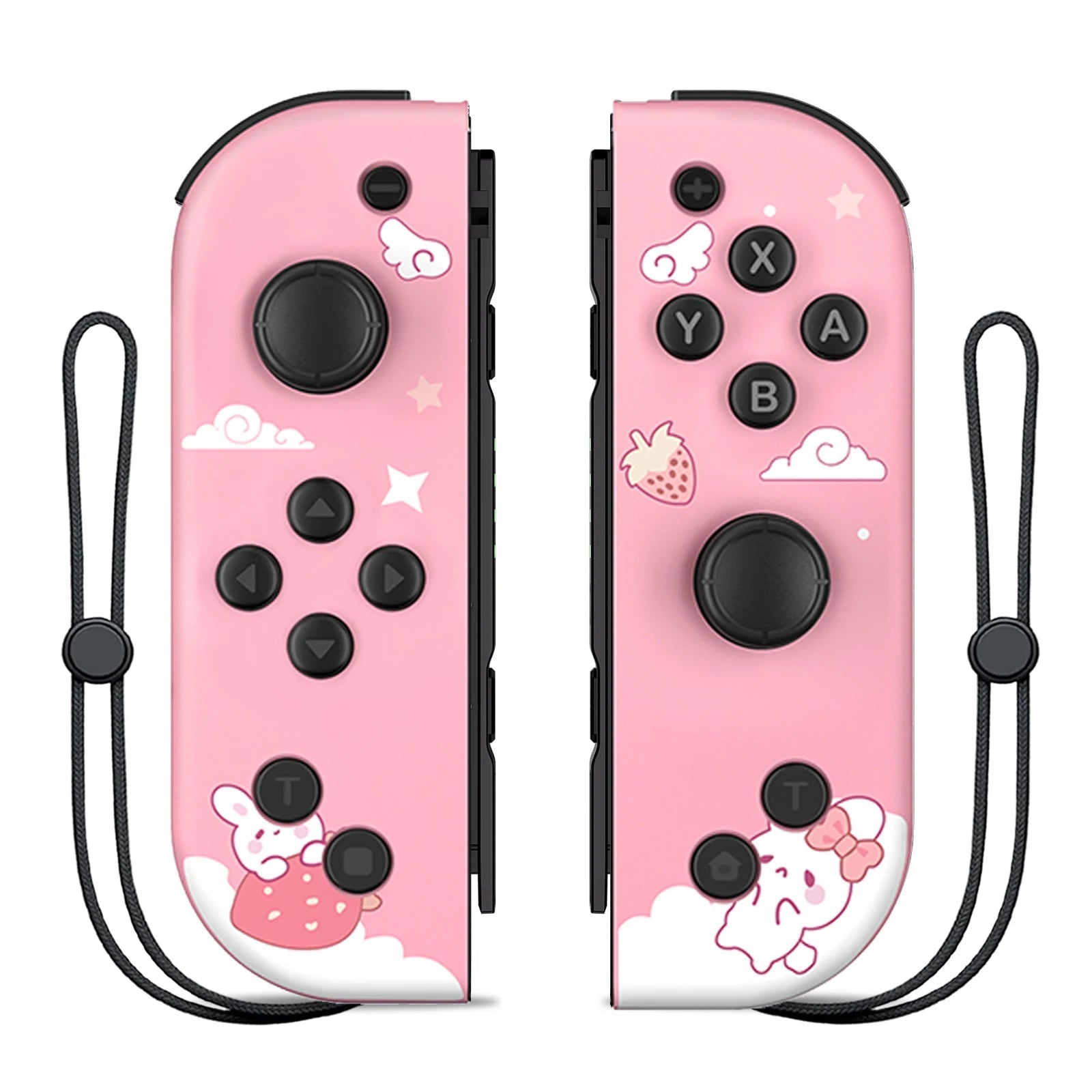 For Nintendo Switch/iOS/Android/PC Wireless Controller, Turbo Vibration Wake-up Handle For Fitness-ring BT Video Game Control SS69 37.69 2130-pink / CHINA