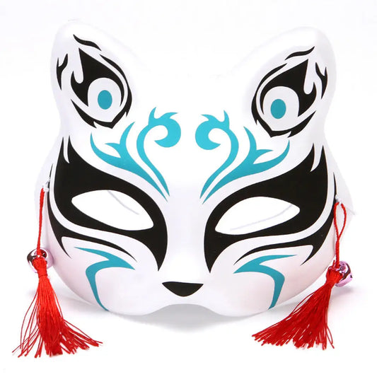 Exaggerated Rabbit Ear Mask, Black and White PVC Bunny Costume Accessory
