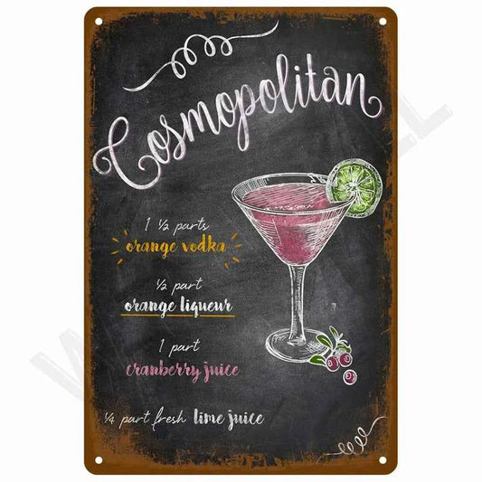 Vintage Tin Sign Home Decor Items Wall Decor Art Wall Mural Room Decoration Items Decor Men Retro Metal Sign Plate Bar Posters
