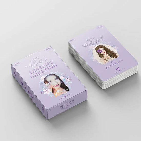 55pcs/set Kpop IU The Golden Hour Lomo Cards High quality HD Photocard for fans collection Fashion Cute Fans Gift SS69