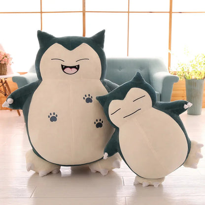 30/200cm Huge Pokemon Snorlax Anime Plush Toys Big Pokémon Plushie Kawaii Semi-finished Leather Holster Pillow Gift for Children SS69