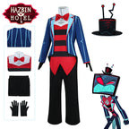 Vox Cosplay Costume Set - Hazbin Hotel Anime Uniform Coat & Pants