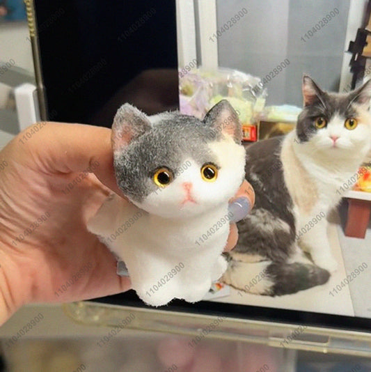 Handmade Kitty Cat Taba Squishy Silicone Fuzzy Kitten Soft Cat Mushy Squeeze Toy Mochi Toy Hand Relax Stress Release Gift Toy SS69 33.69 Gold